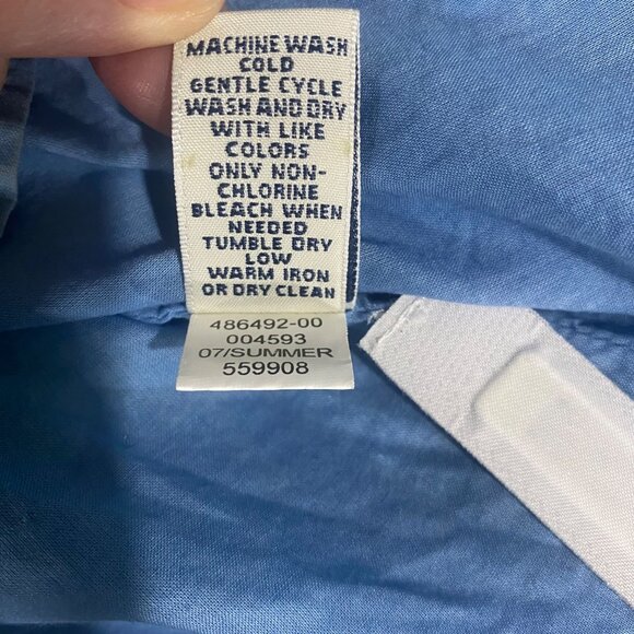 NWT Banana Republic Dress Womens‎ Size 6 Blue Sleeveless Embroidered $148 - Picture 12 of 16